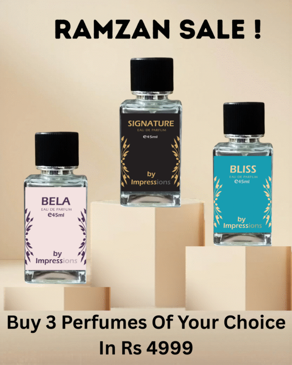 Buy 3 perfumes only in Rs 4999